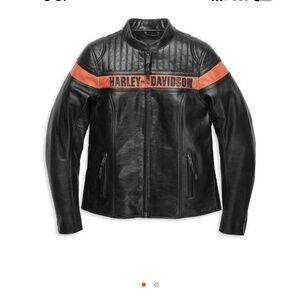 Harley Davidson Victory Sweep Leather Jacket